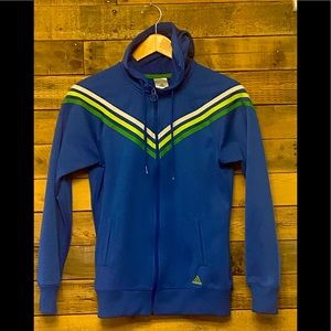 Well loved Adidas track jacket! Needs a new home